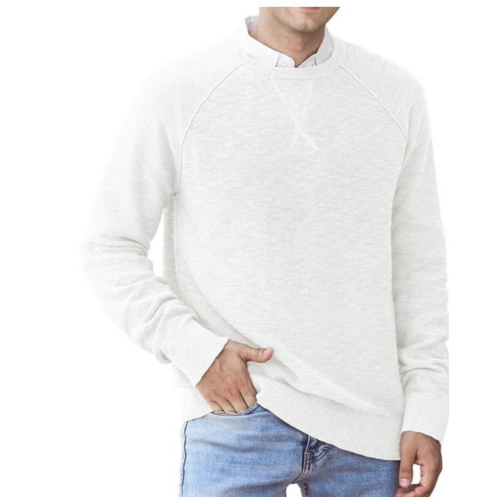 Men's  Iceland Crewneck Pullover Soft Knit Sweater NWT 2x White